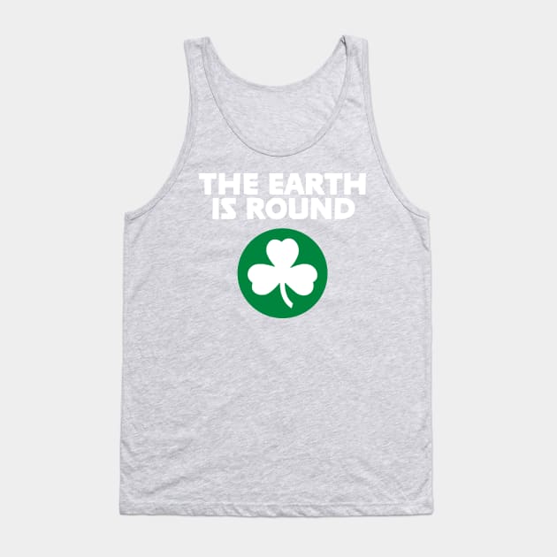 Boston Celtics Kyrie Irving The Earth Is Round Tank Top by cdu